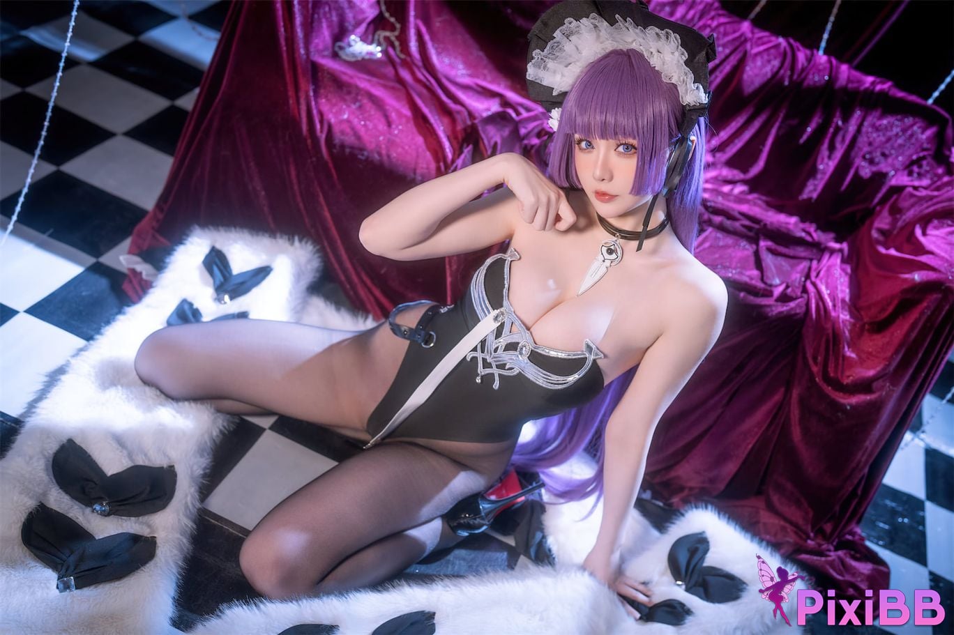 Cosplayer The star is late Hoshilily azur lane tashkent PixiBB.COM 044