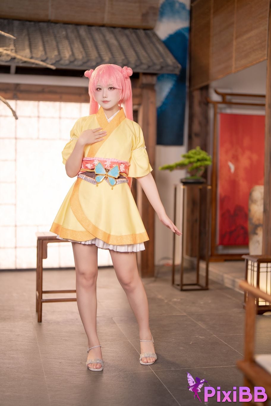 Cosplayer lunananya Thousands of love and flowers Kurama Koharu PixiBB.COM 002