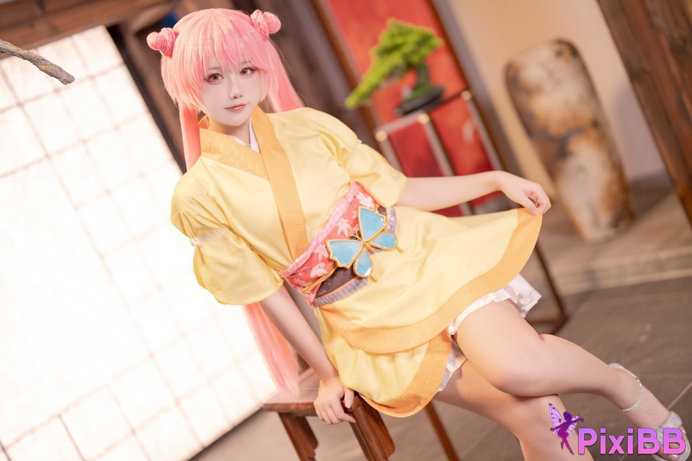 Cosplayer lunananya Thousands of love and flowers Kurama Koharu PixiBB.COM 009