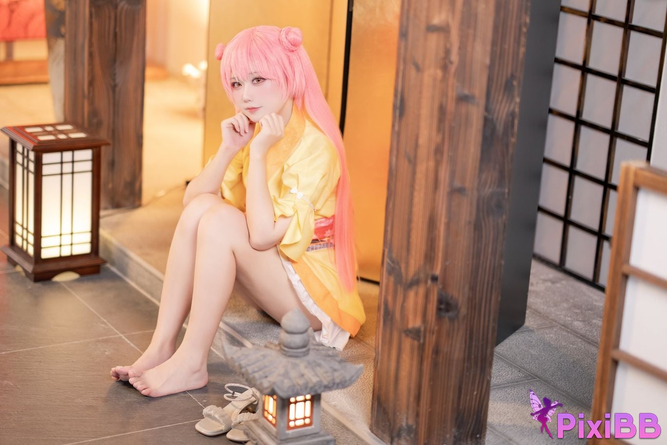 Cosplayer lunananya Thousands of love and flowers Kurama Koharu PixiBB.COM 028