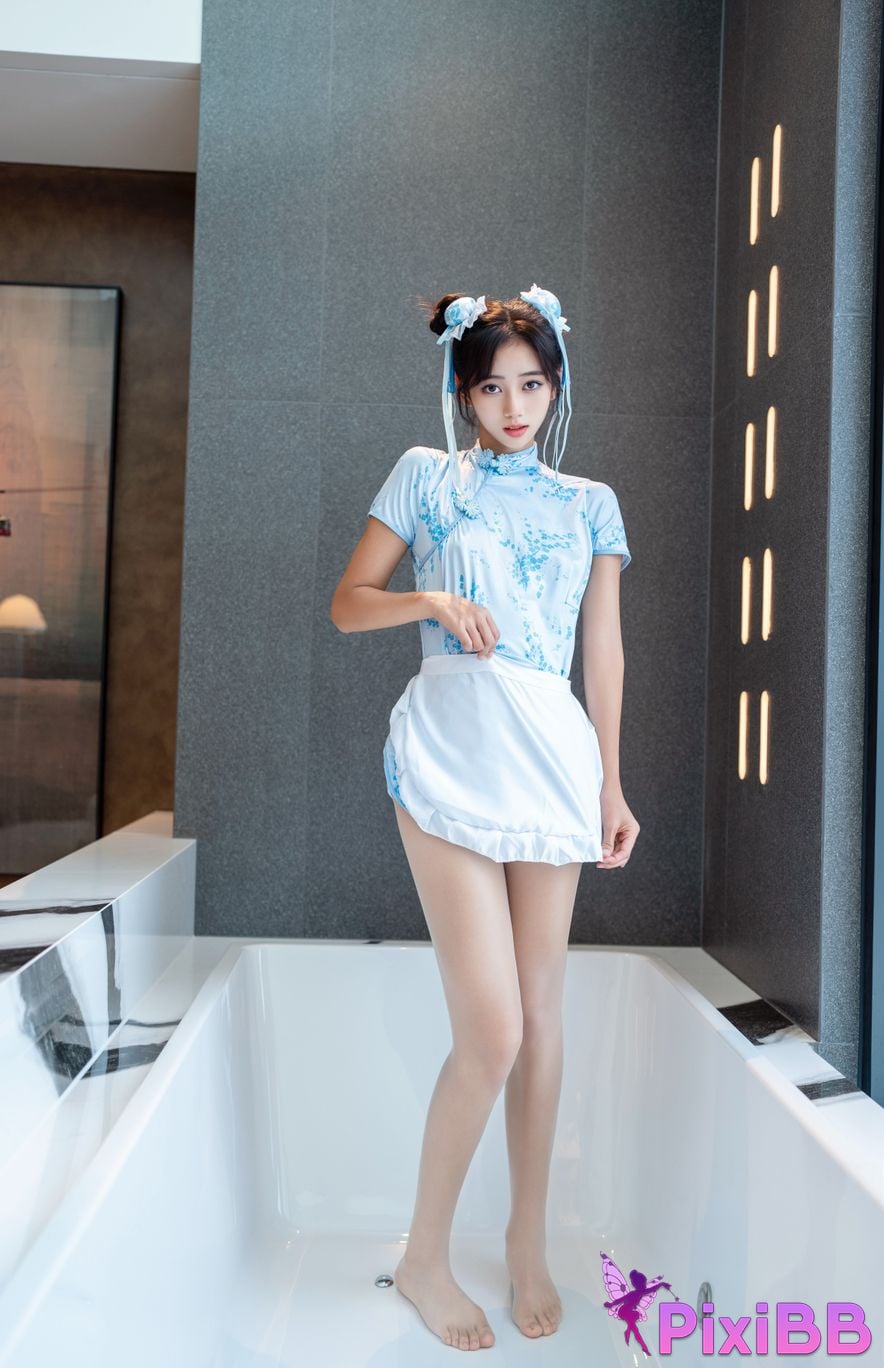 XR Uncensored Shi Anan R18 showman.com model Chunli blue and white porcelain PixiBB.COM 007