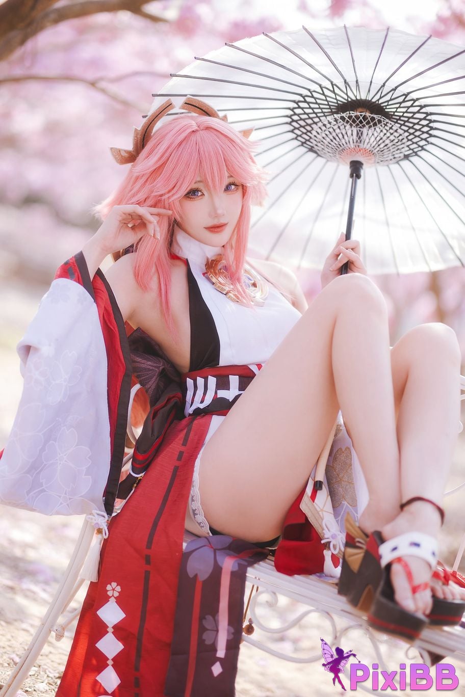 Cosplay Guaxijiang Genshin Impact The Son of the God Yae PixiBB.COM 002