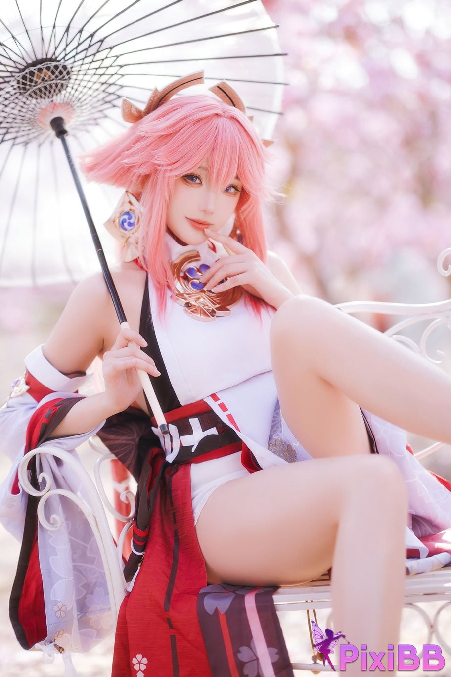 Cosplay Guaxijiang Genshin Impact The Son of the God Yae PixiBB.COM 004