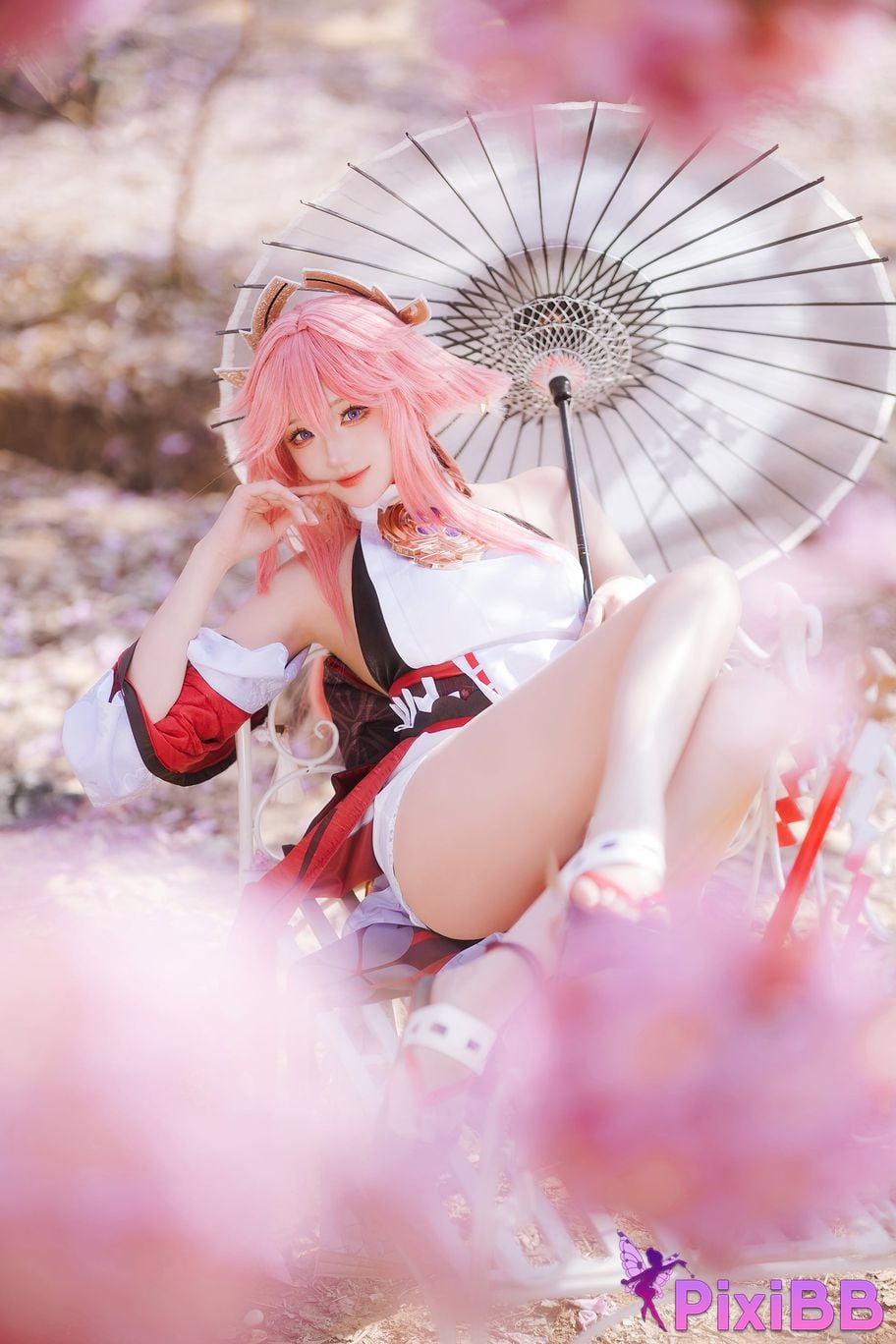 Cosplay Guaxijiang Genshin Impact The Son of the God Yae PixiBB.COM 005