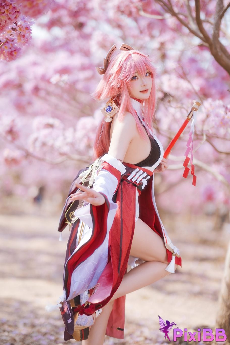 Cosplay Guaxijiang Genshin Impact The Son of the God Yae PixiBB.COM 012