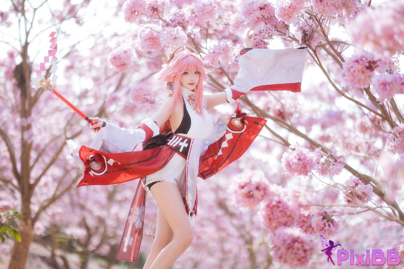 Cosplay Guaxijiang Genshin Impact The Son of the God Yae PixiBB.COM 019