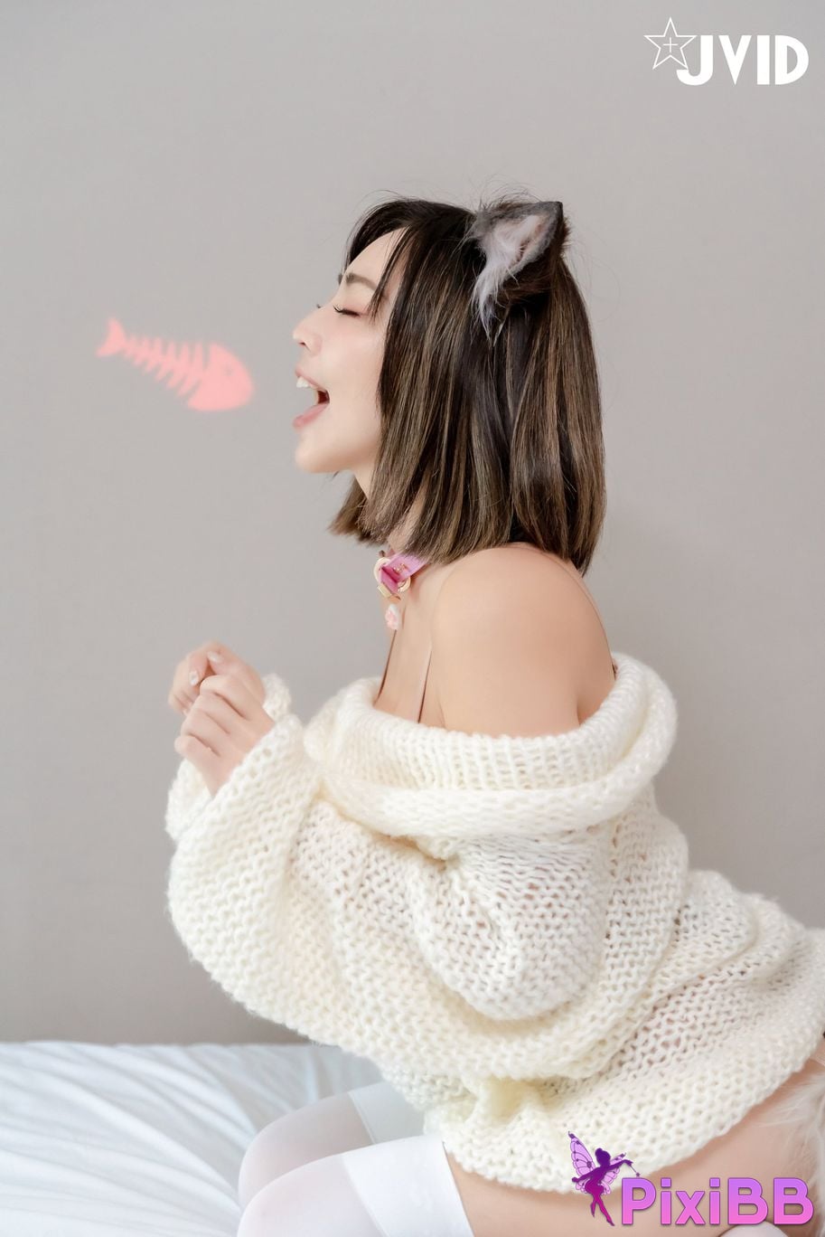 JVID Xixi CC Cute girl cat Xi Xi Mugen Lovely kitty PixiBB.COM 015