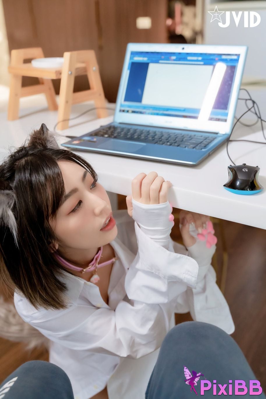 JVID Xixi CC Cute girl cat Xi Xi Mugen Lovely kitty PixiBB.COM 021