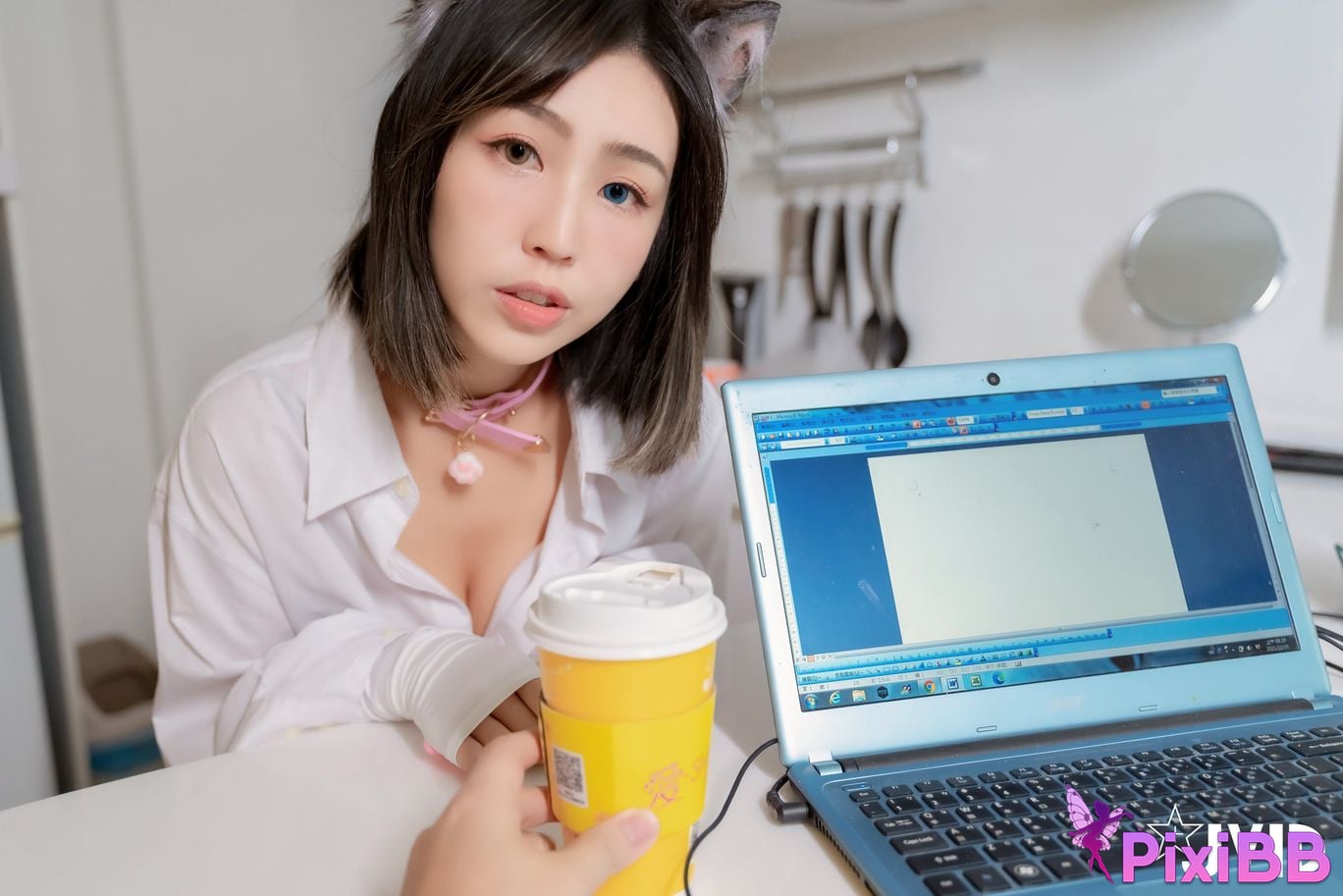 JVID Xixi CC Cute girl cat Xi Xi Mugen Lovely kitty PixiBB.COM 025