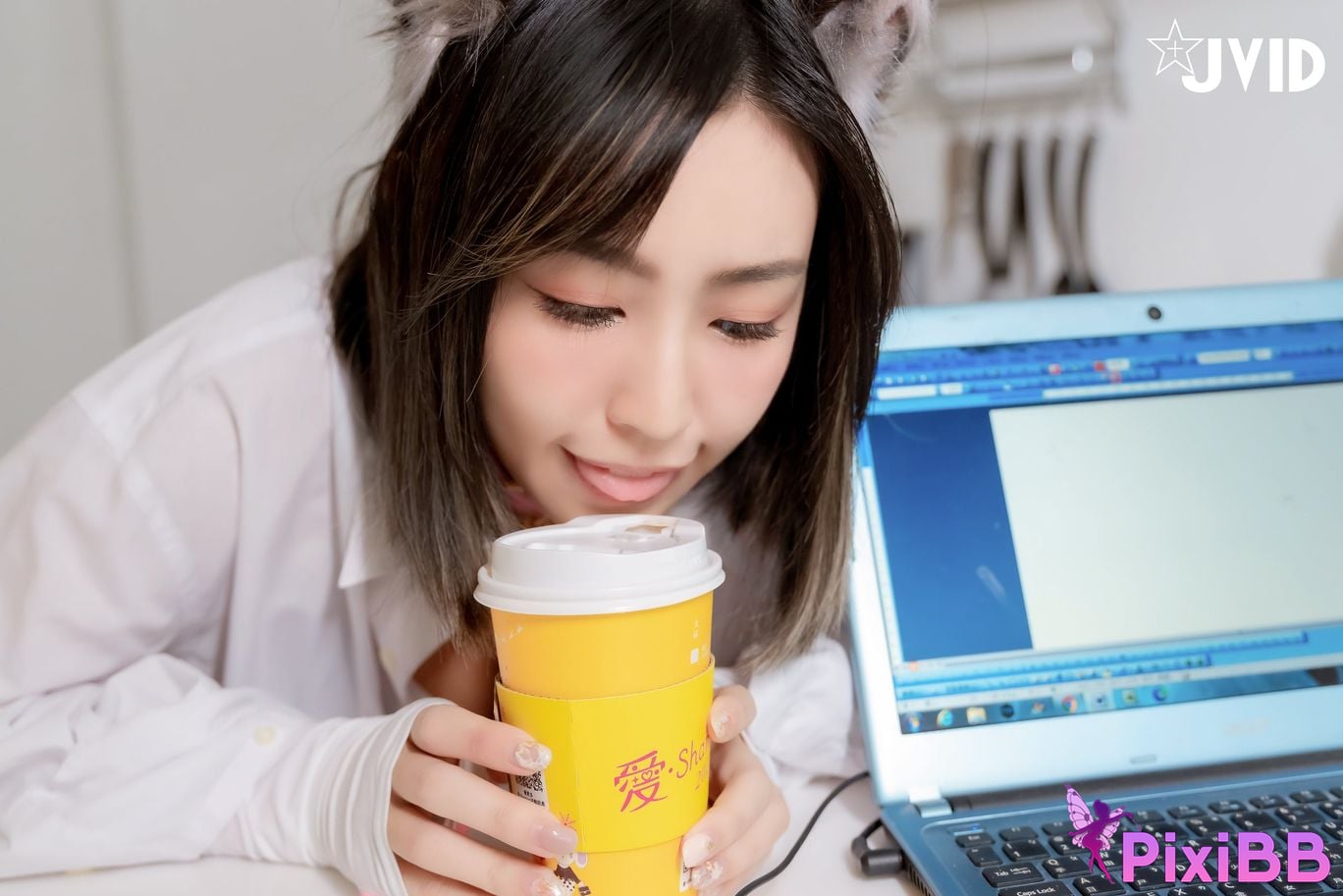 JVID Xixi CC Cute girl cat Xi Xi Mugen Lovely kitty PixiBB.COM 026