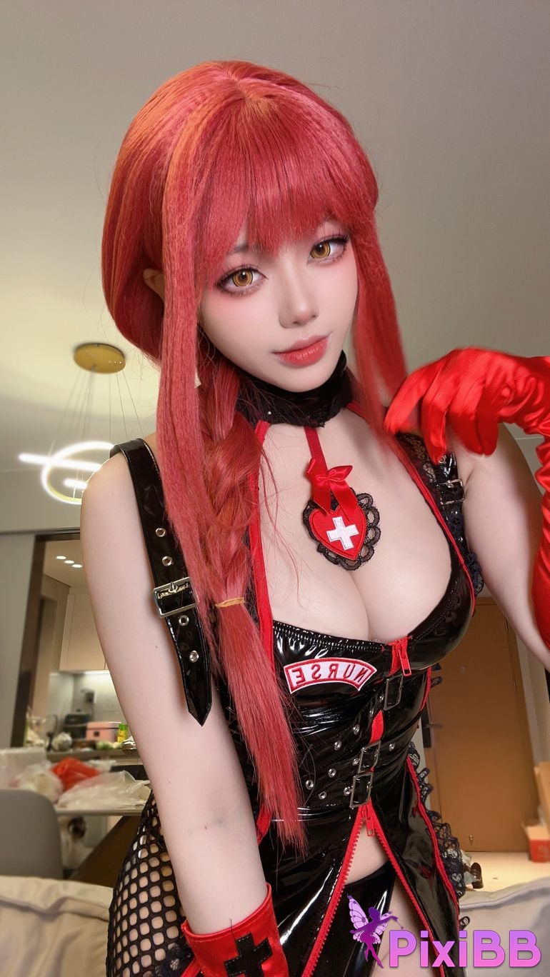 Cosplayer Nine words Nurse Makima PixiBB.COM 014