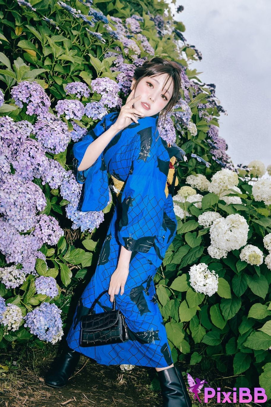 Cosplay Ely eee ElyEE child Rainy Season Black Cat PixiBB.COM 002