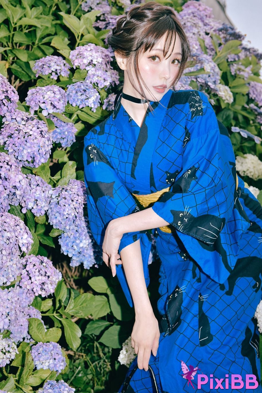 Cosplay Ely eee ElyEE child Rainy Season Black Cat PixiBB.COM 004