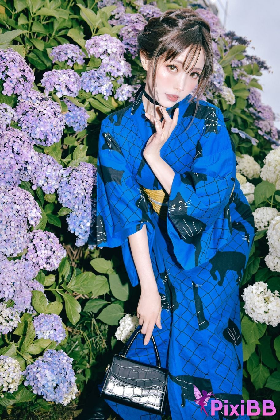 Cosplay Ely eee ElyEE child Rainy Season Black Cat PixiBB.COM 006