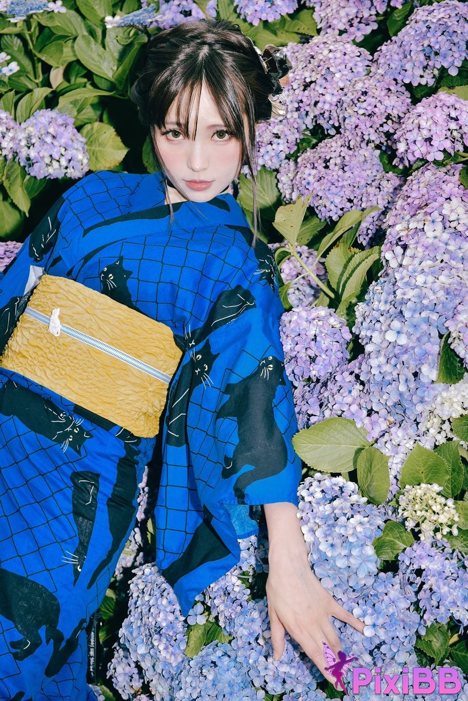 Cosplay Ely eee ElyEE child Rainy Season Black Cat PixiBB.COM 009