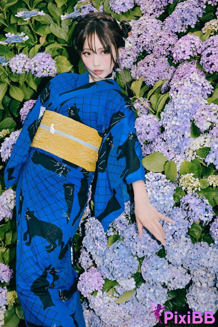 Cosplay Ely eee ElyEE child Rainy Season Black Cat PixiBB.COM 010