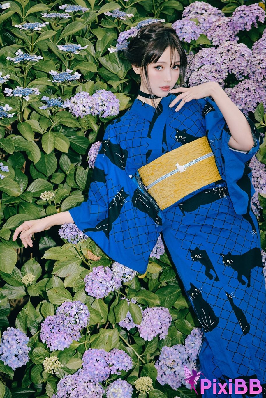 Cosplay Ely eee ElyEE child Rainy Season Black Cat PixiBB.COM 011