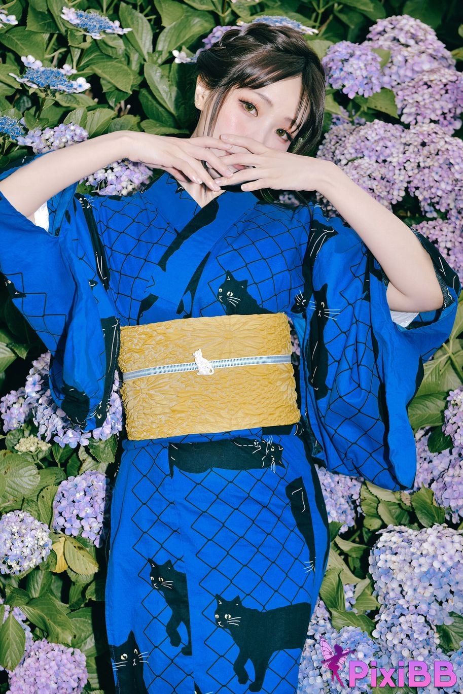 Cosplay Ely eee ElyEE child Rainy Season Black Cat PixiBB.COM 012