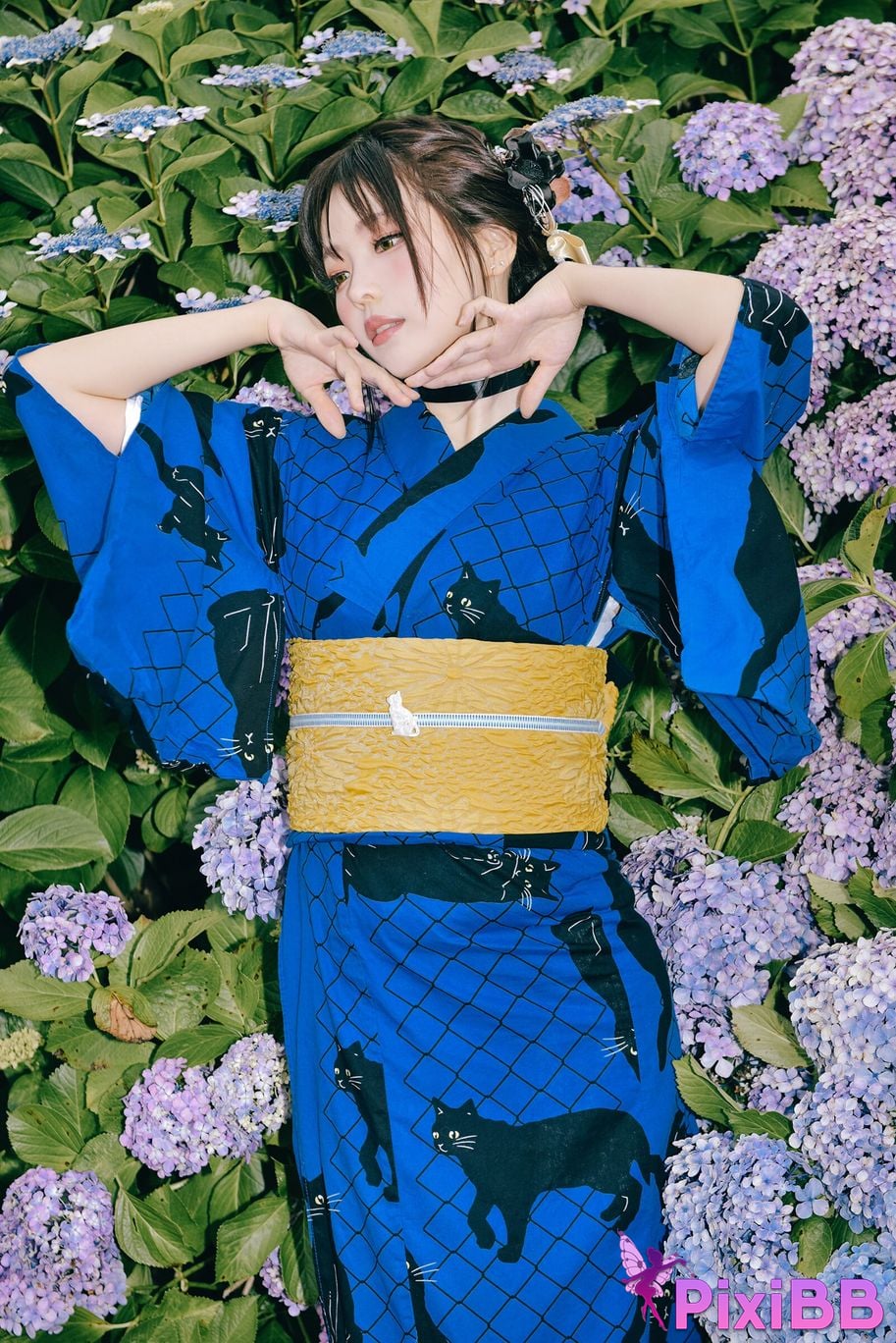 Cosplay Ely eee ElyEE child Rainy Season Black Cat PixiBB.COM 014