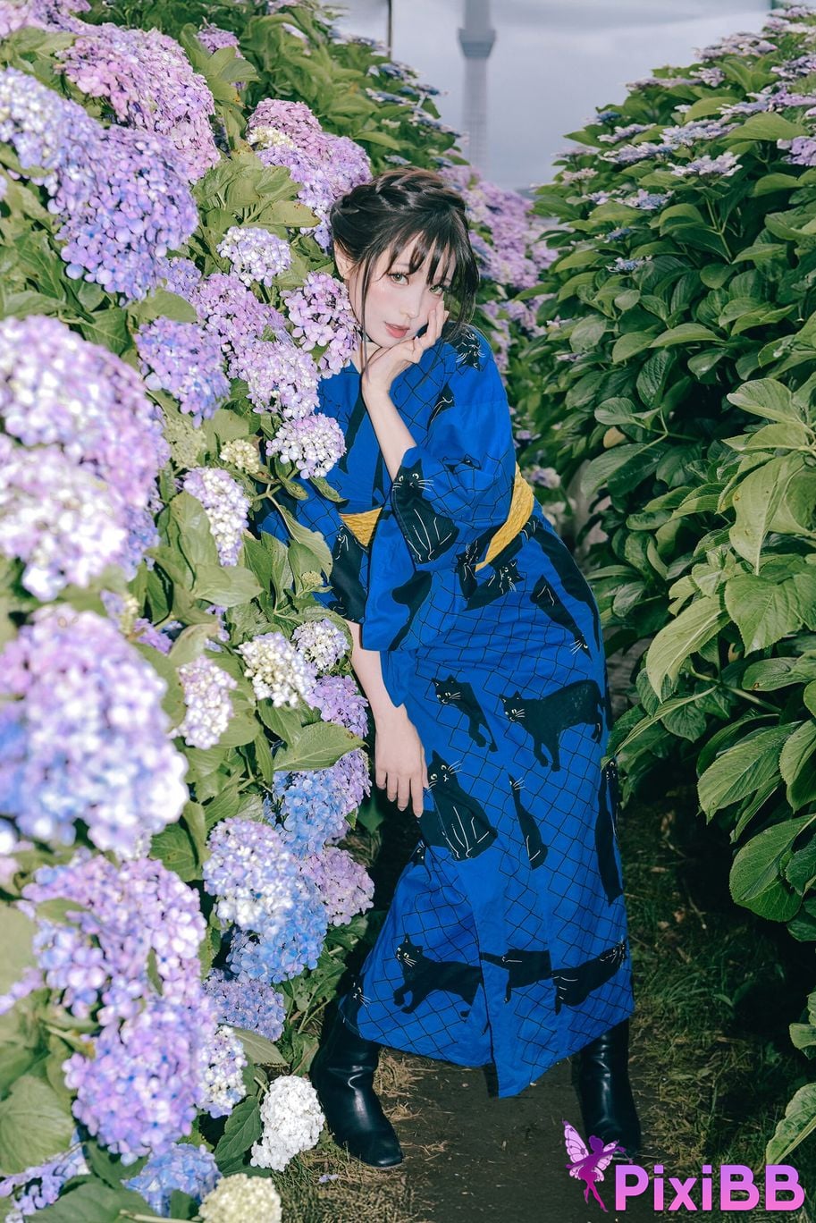 Cosplay Ely eee ElyEE child Rainy Season Black Cat PixiBB.COM 016