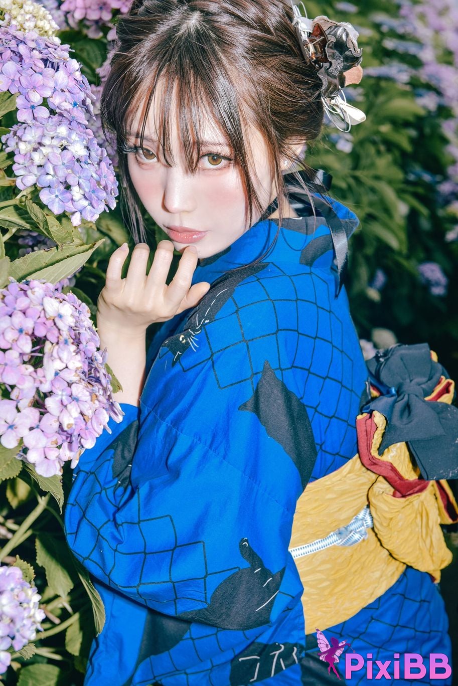 Cosplay Ely eee ElyEE child Rainy Season Black Cat PixiBB.COM 018