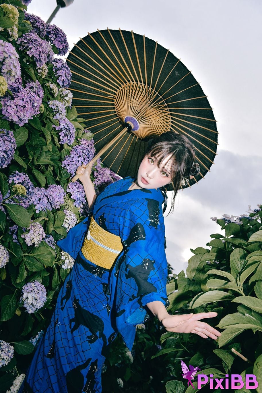 Cosplay Ely eee ElyEE child Rainy Season Black Cat PixiBB.COM 022