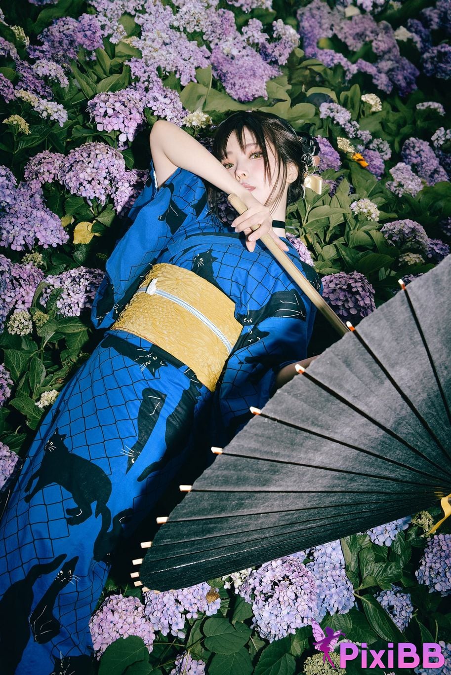 Cosplay Ely eee ElyEE child Rainy Season Black Cat PixiBB.COM 027