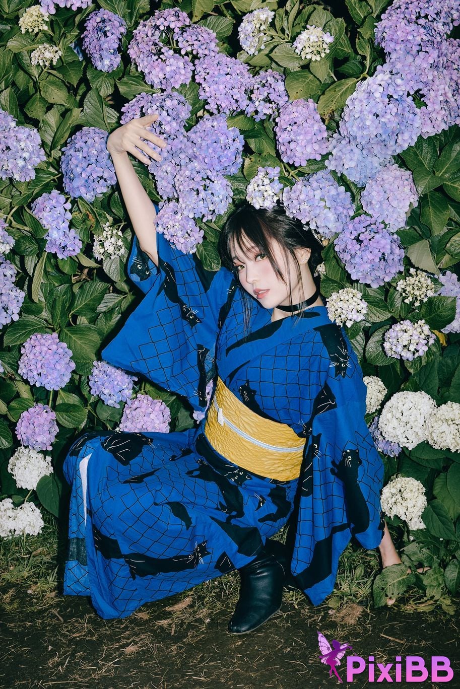 Cosplay Ely eee ElyEE child Rainy Season Black Cat PixiBB.COM 030