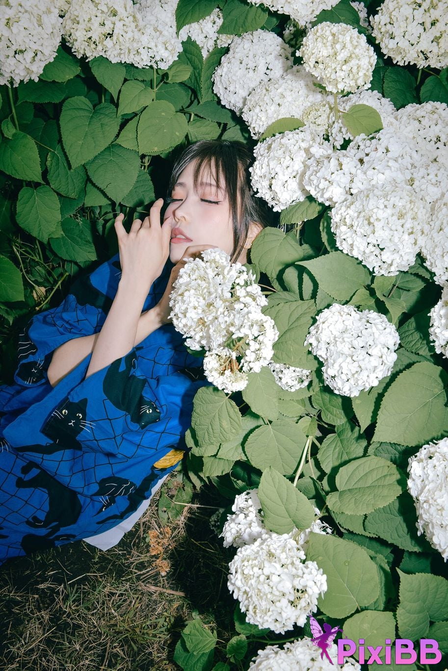 Cosplay Ely eee ElyEE child Rainy Season Black Cat PixiBB.COM 032