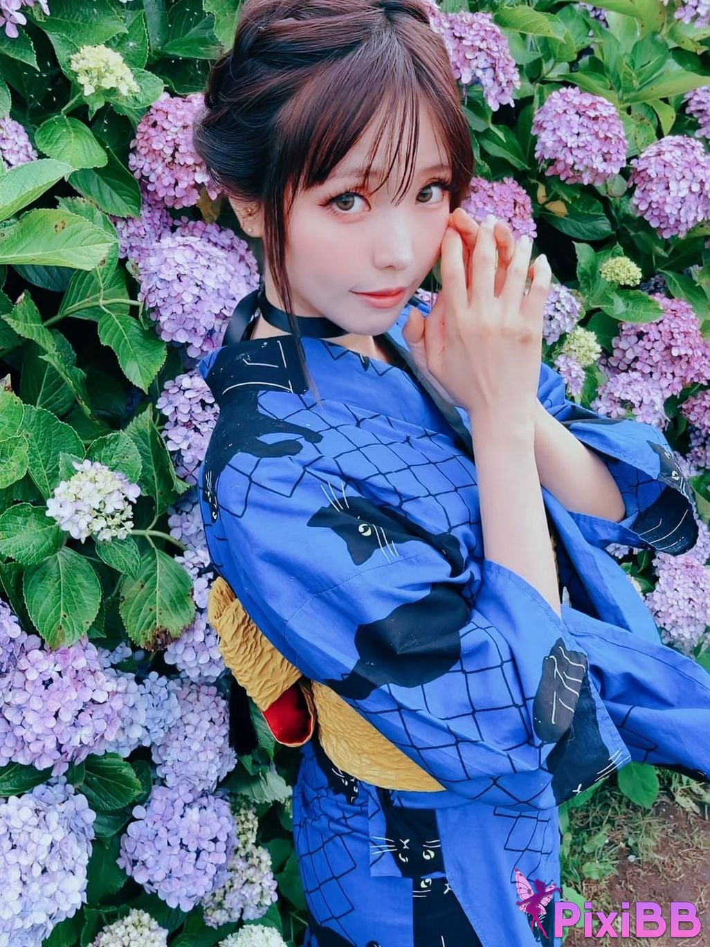 Cosplay Ely eee ElyEE child Rainy Season Black Cat PixiBB.COM 037