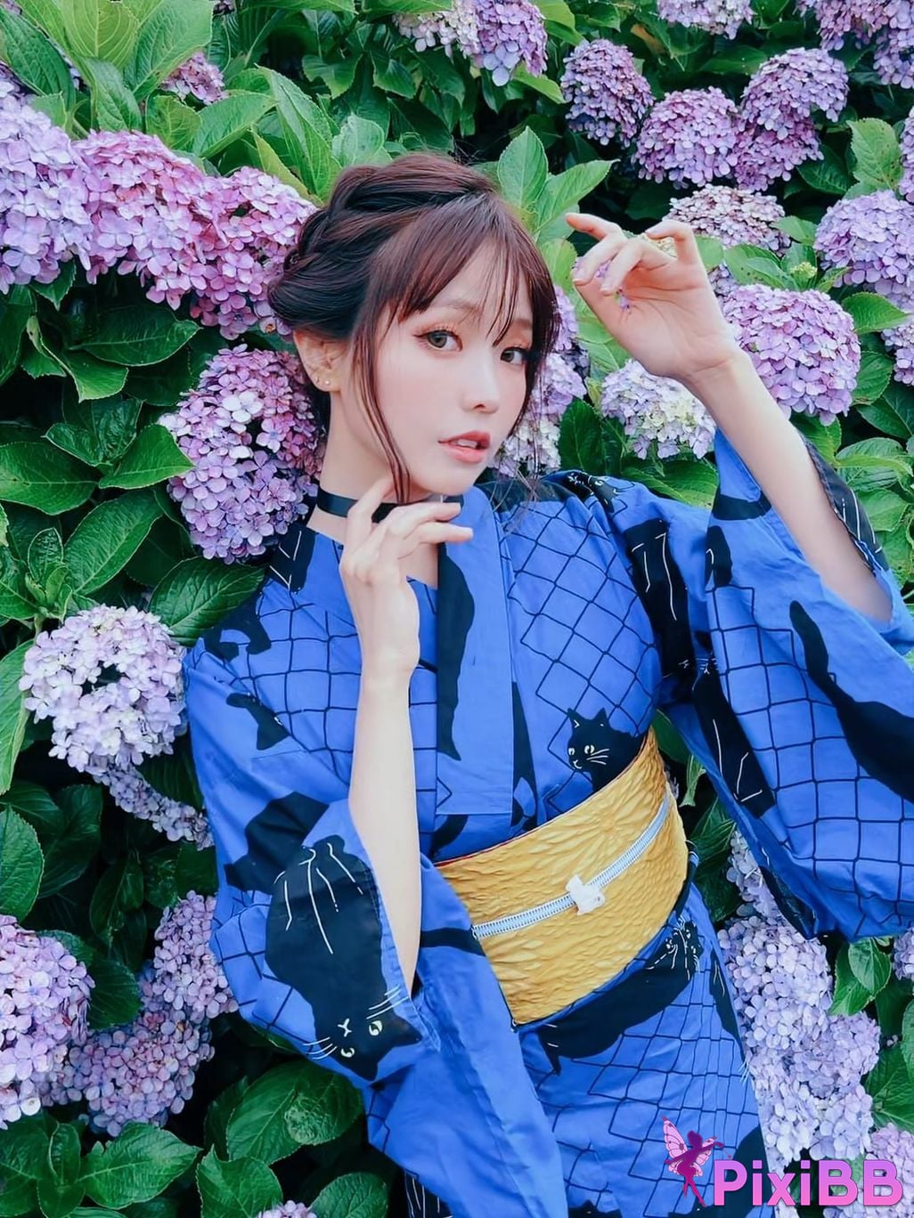 Cosplay Ely eee ElyEE child Rainy Season Black Cat PixiBB.COM 038