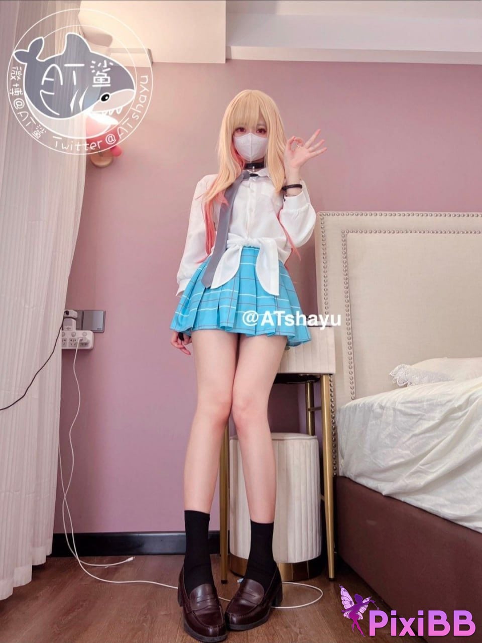 Cosplayer AT shark Kitagawa Sea Dream Dressing doll falls in love PixiBB.COM 018