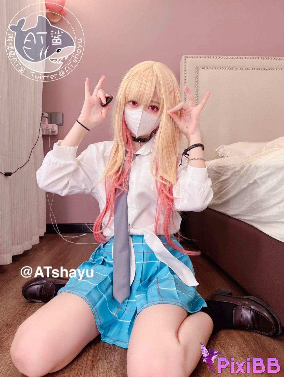 Cosplayer AT shark Kitagawa Sea Dream Dressing doll falls in love PixiBB.COM 022