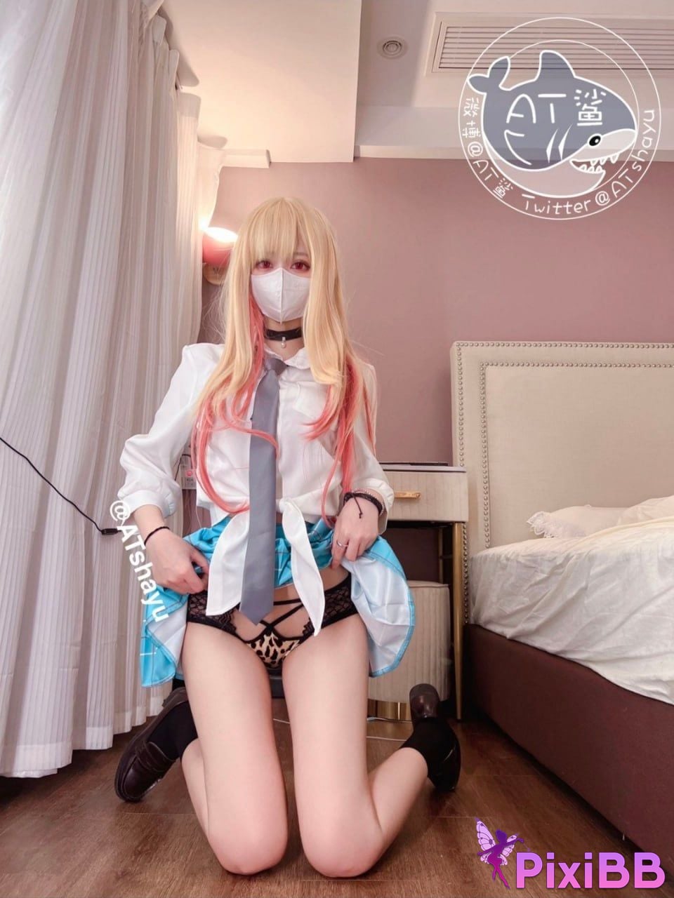 Cosplayer AT shark Kitagawa Sea Dream Dressing doll falls in love PixiBB.COM 023