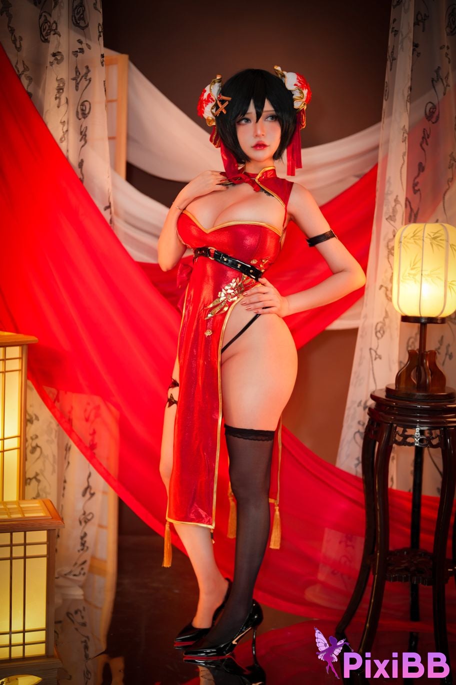 Potato Godzilla Cheongsam PixiBB.COM 18