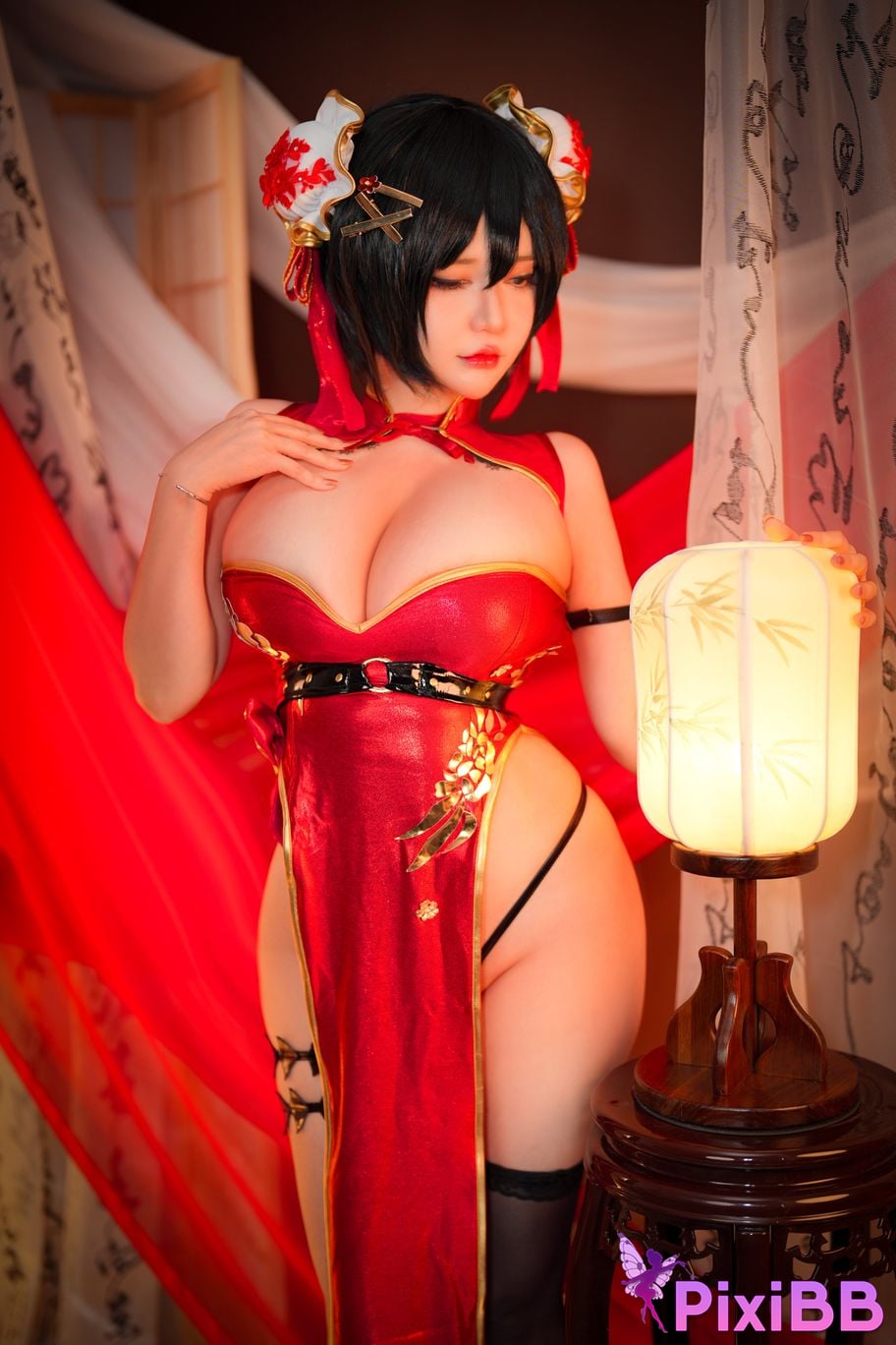 Potato Godzilla Cheongsam PixiBB.COM 23