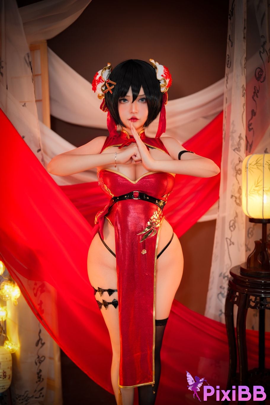 Potato Godzilla Cheongsam PixiBB.COM 8