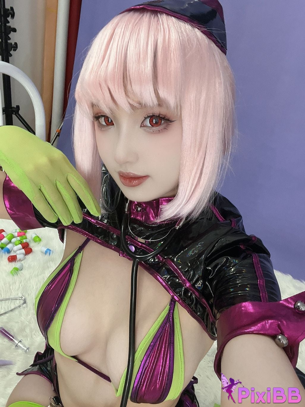 Cosplay PuyPuy Nightingale Halloween PixiBB.COM 059
