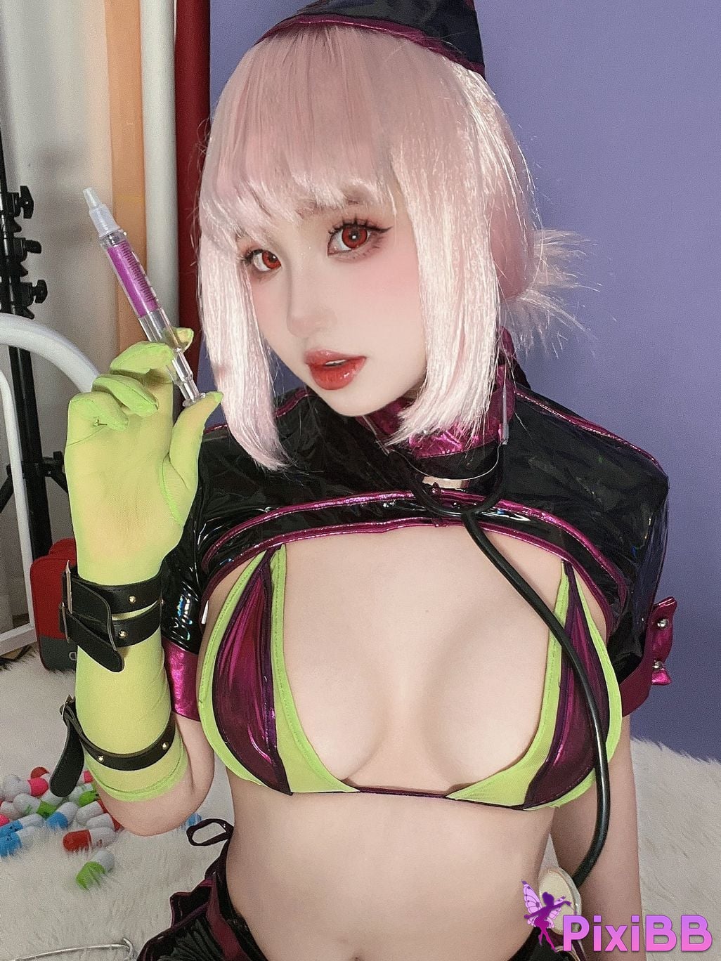 Cosplay PuyPuy Nightingale Halloween PixiBB.COM 082