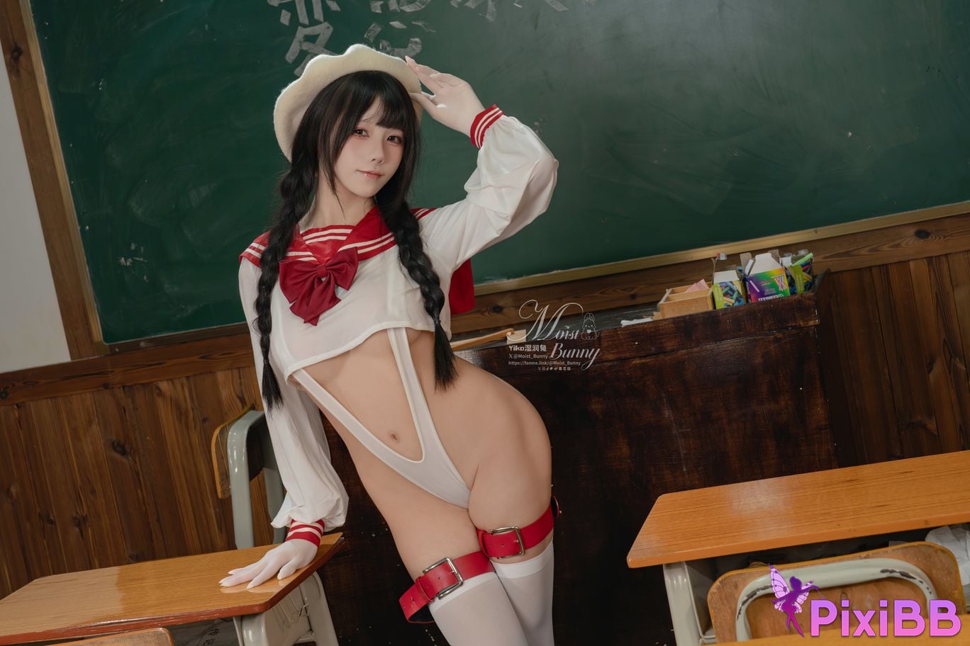 Cosplay Sticky Dumpling Rabbit September Works Abnormal Classroom WISPLAH PixiBB.COM 030