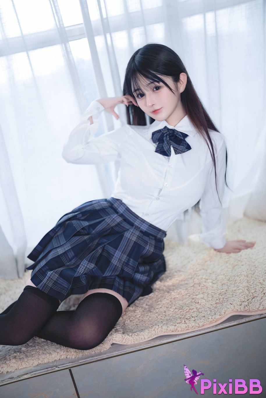 Cosplayer Sakurai Nene JK uniform PixiBB.COM 103