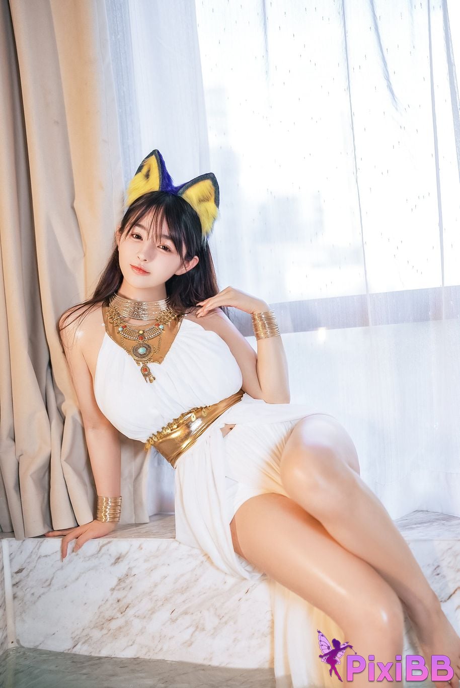 Cosplayer Sakurai Nene White Cat Girl PixiBB.COM 017