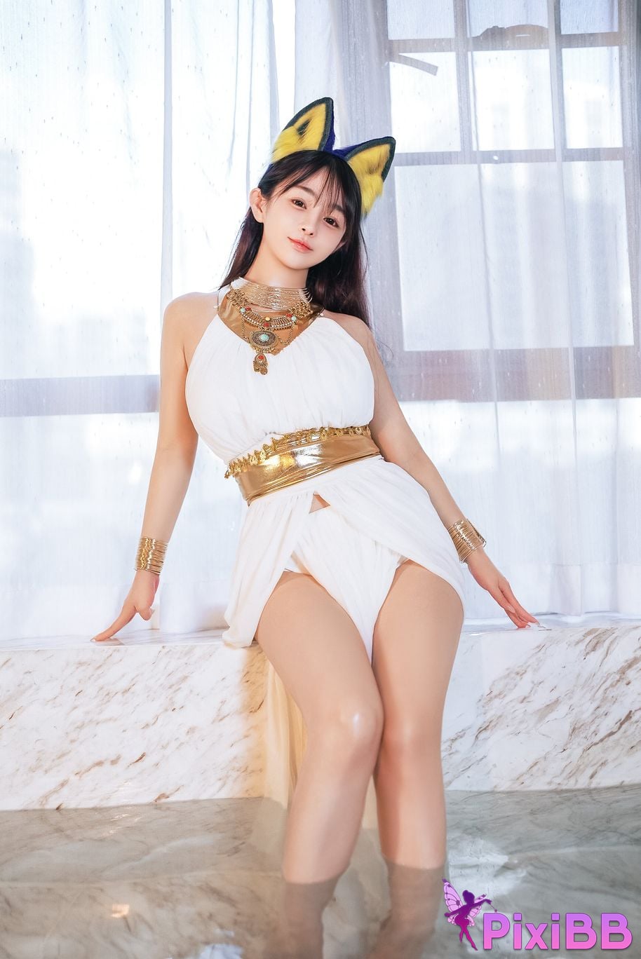 Cosplayer Sakurai Nene White Cat Girl PixiBB.COM 019