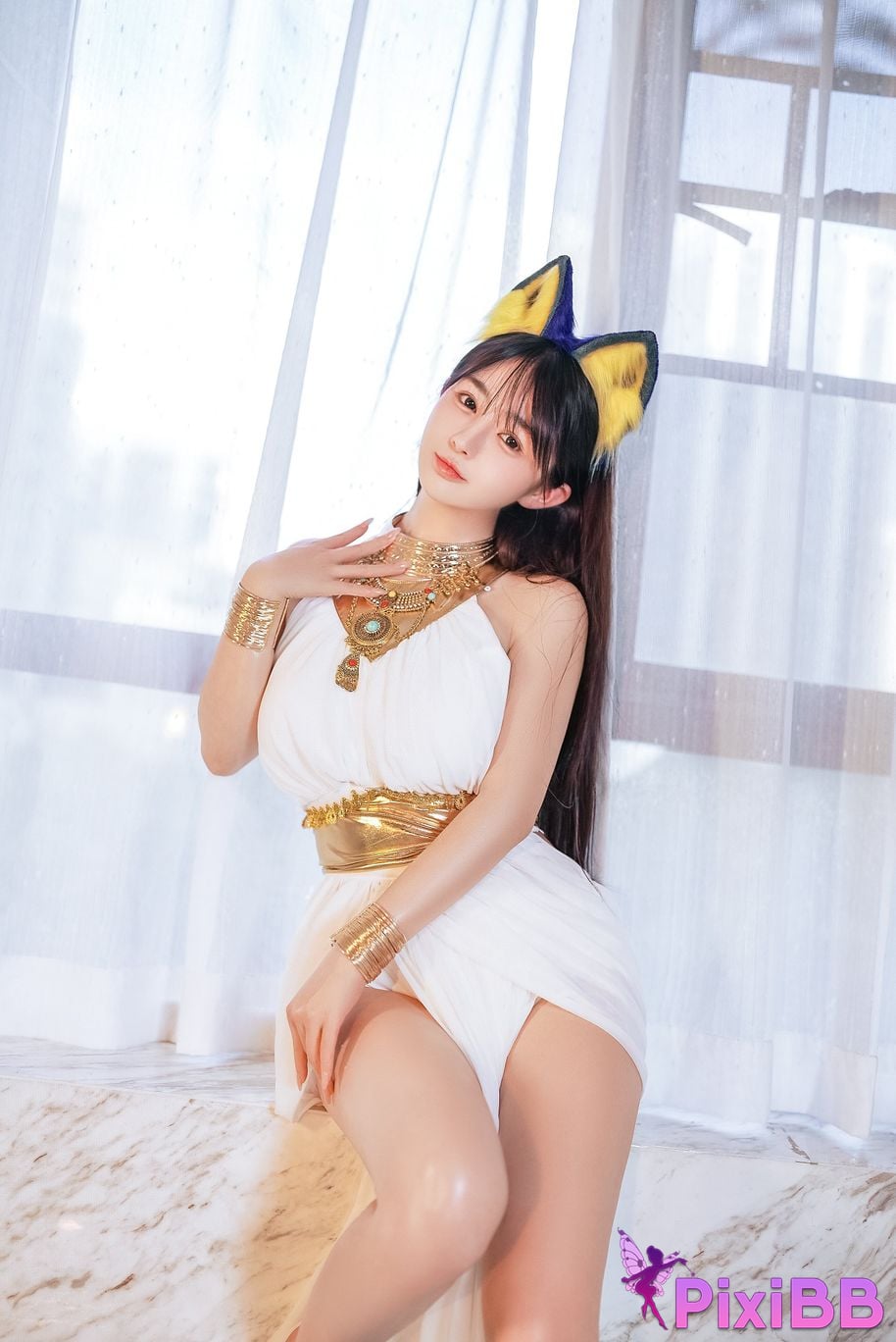 Cosplayer Sakurai Nene White Cat Girl PixiBB.COM 022