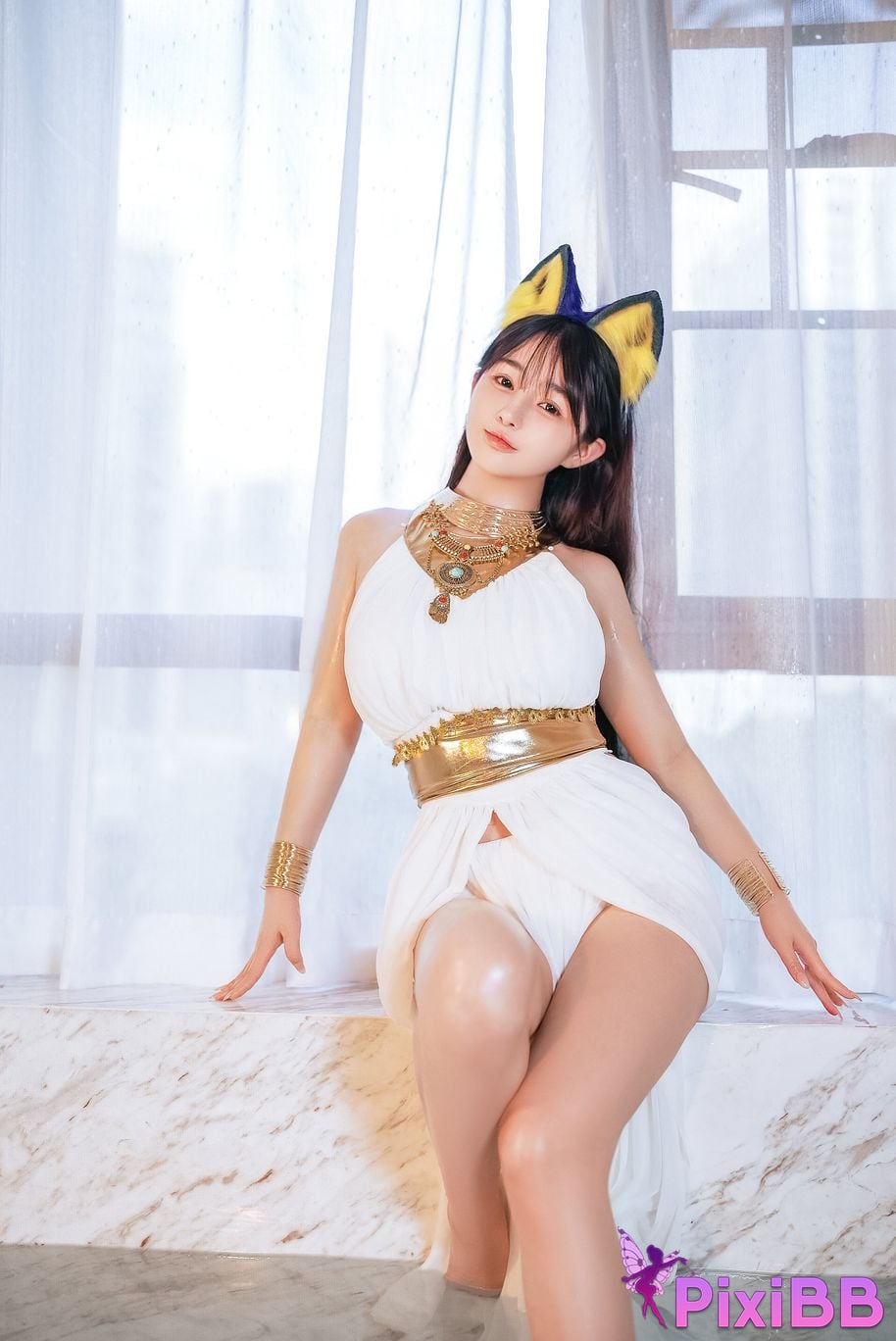 Cosplayer Sakurai Nene White Cat Girl PixiBB.COM 024