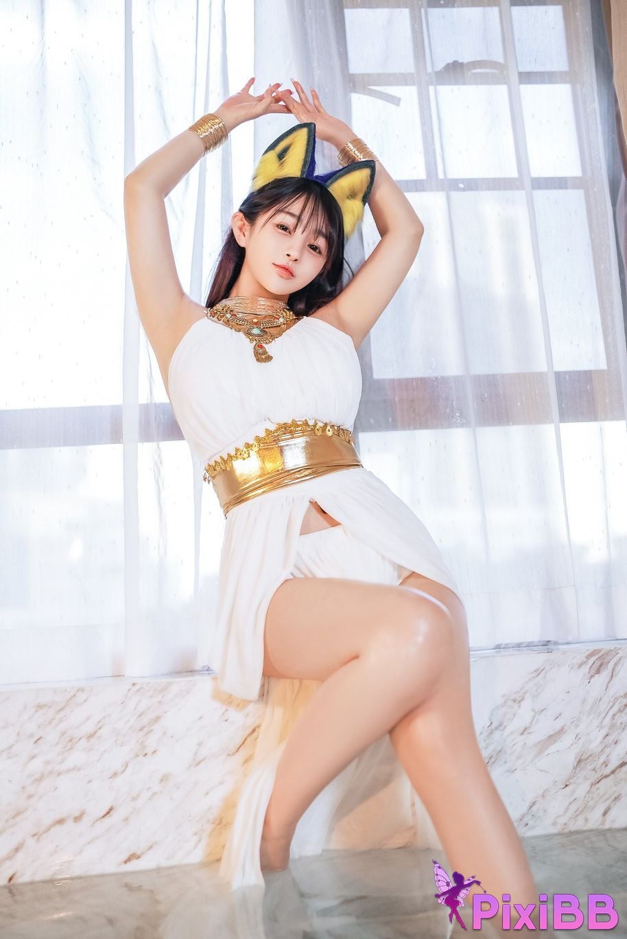 Cosplayer Sakurai Nene White Cat Girl PixiBB.COM 028