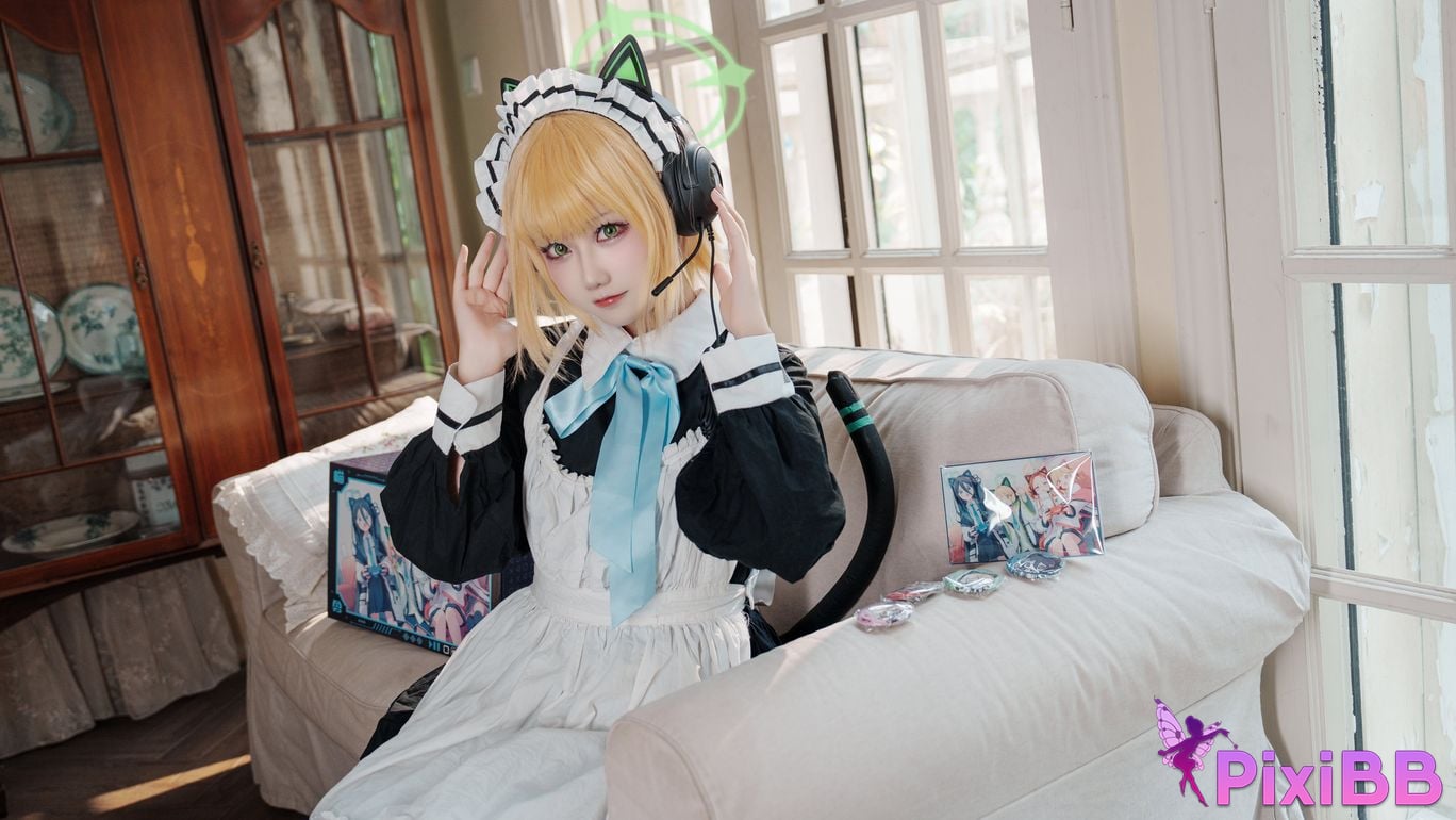 Cosplayer lunananya Azure Archives Talented Green PixiBB.COM 020