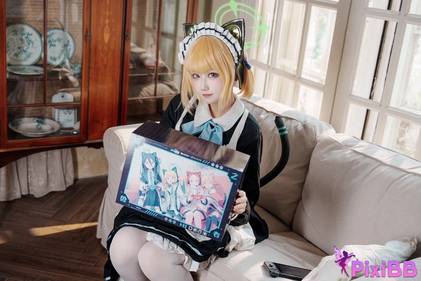 Cosplayer lunananya Azure Archives Talented Green PixiBB.COM 022