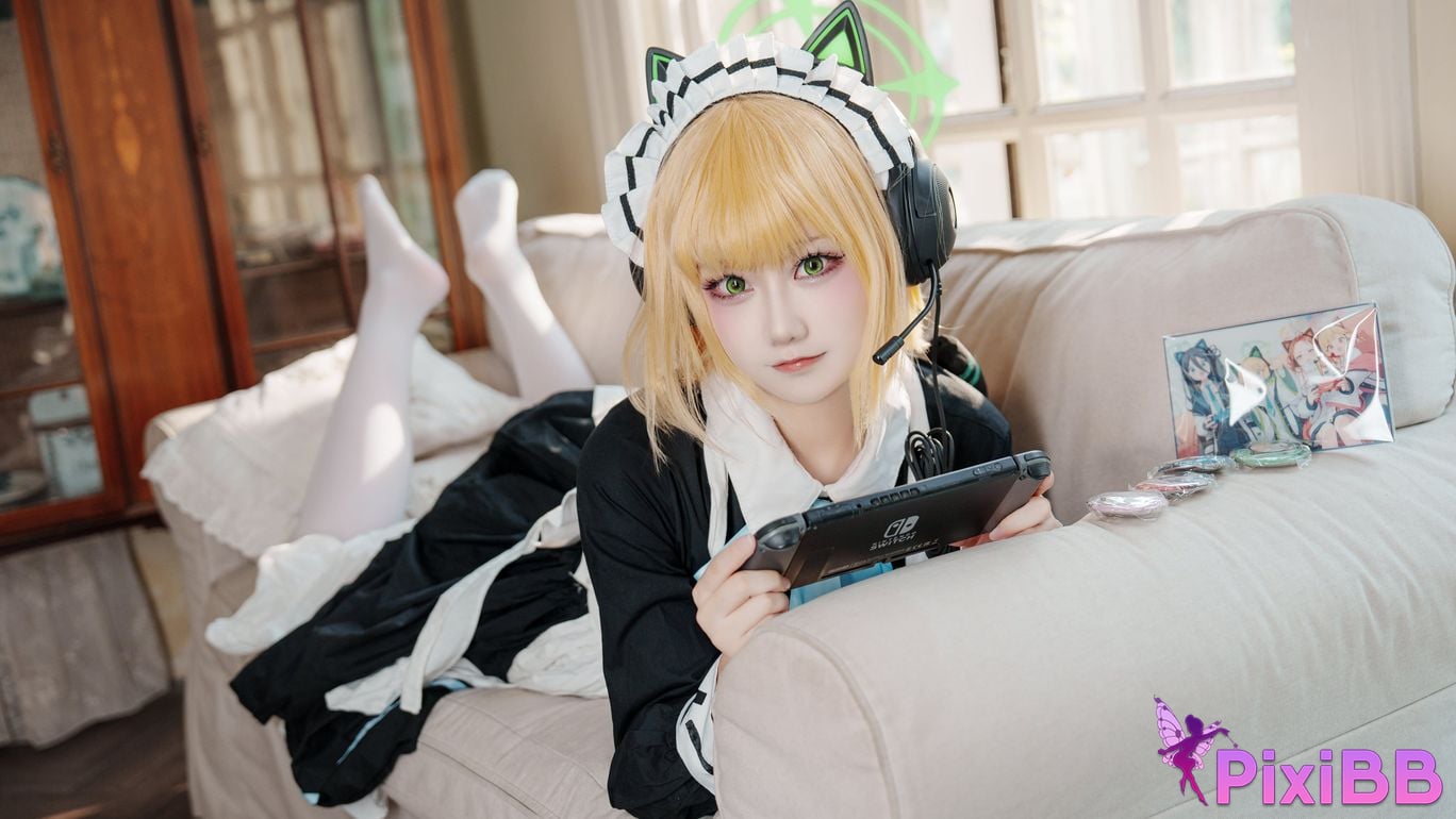 Cosplayer lunananya Azure Archives Talented Green PixiBB.COM 026