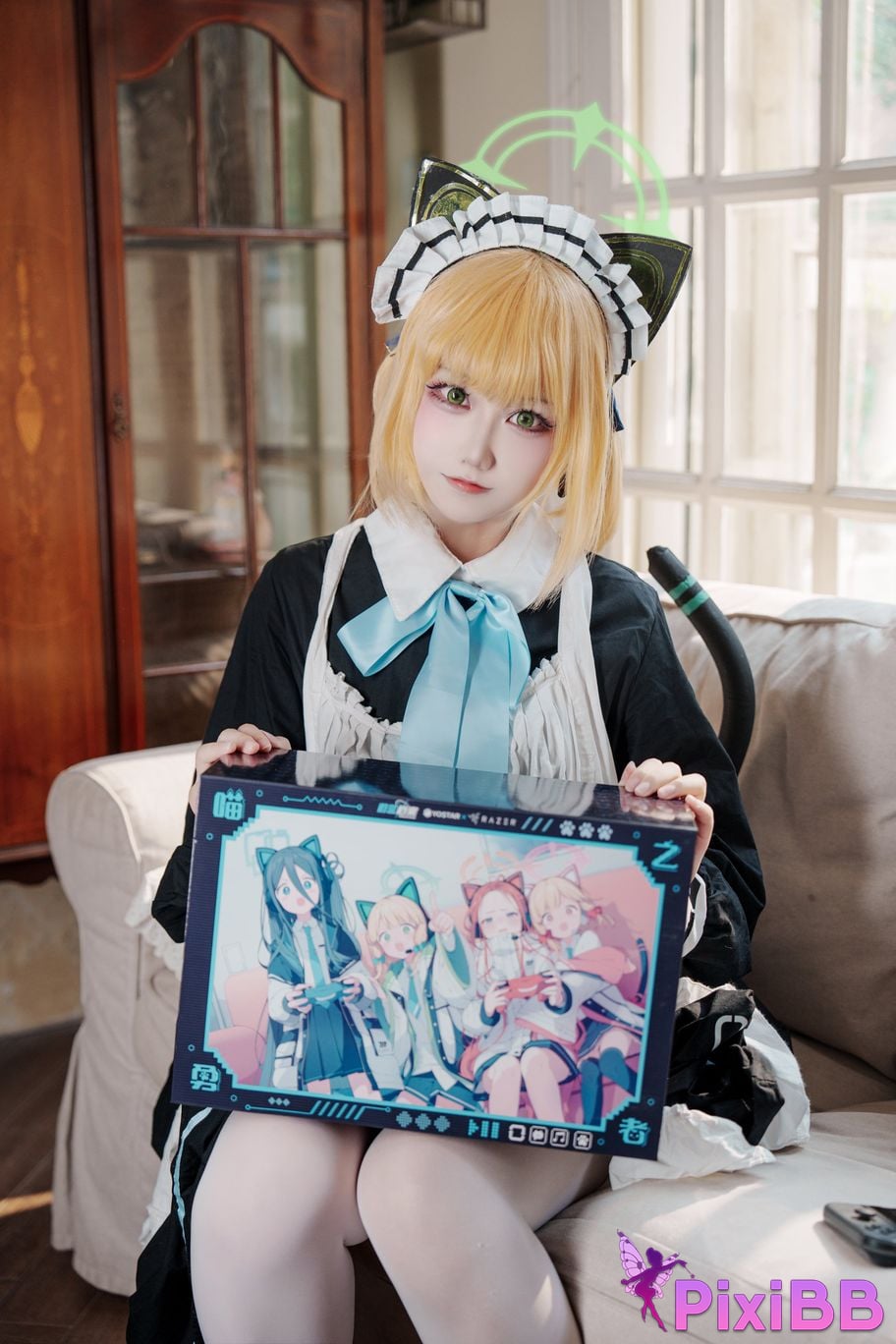 Cosplayer lunananya Azure Archives Talented Green PixiBB.COM 028